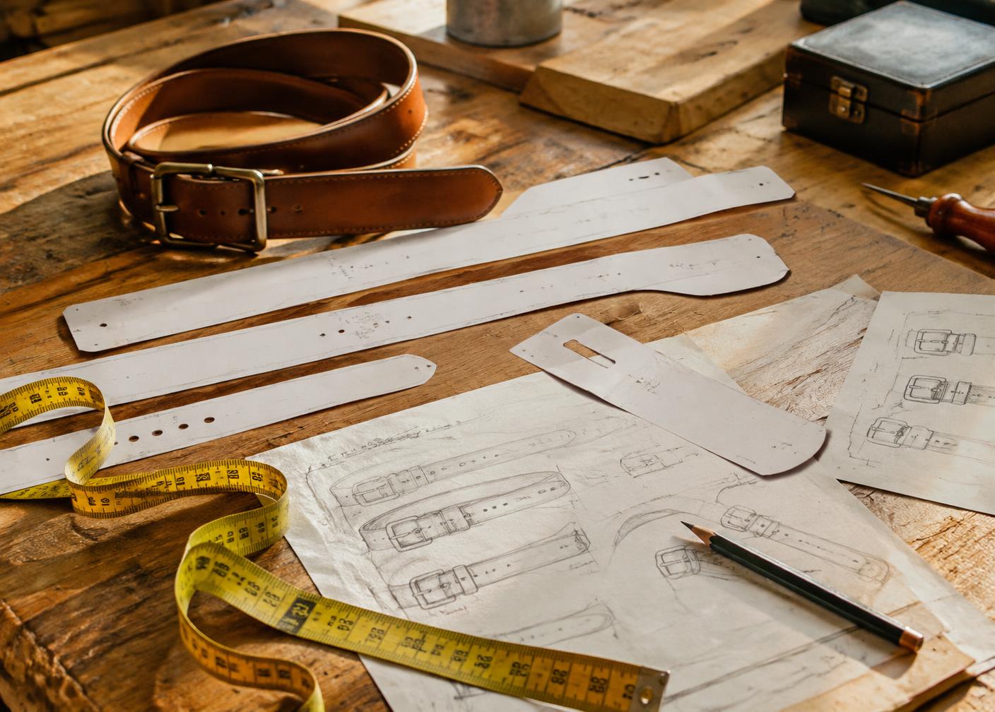 Patrons et prototype de ceinture
